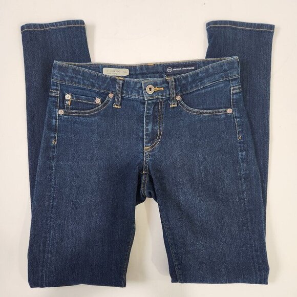 AG Adriano Goldschmied The Jegging Super Skinny Jeans 27 Dark Wash Stretch - Picture 11 of 11